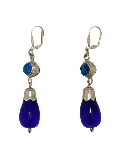 Clous MARGUERITE DE VALOIS bicolores pâte de verre