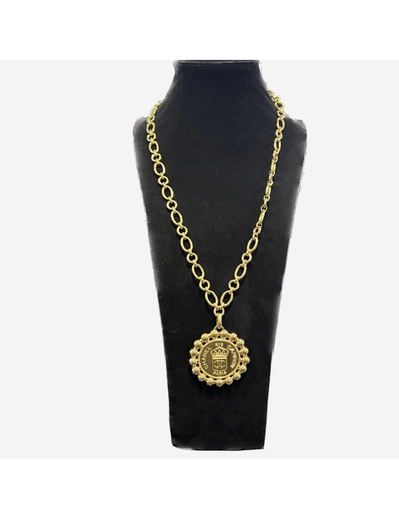 Sautoir vintage CHANEL rond