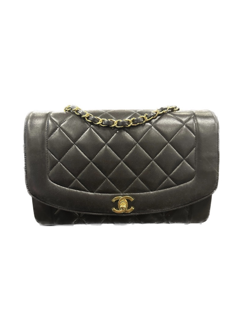 Sac CHANEL vintage Diana noir