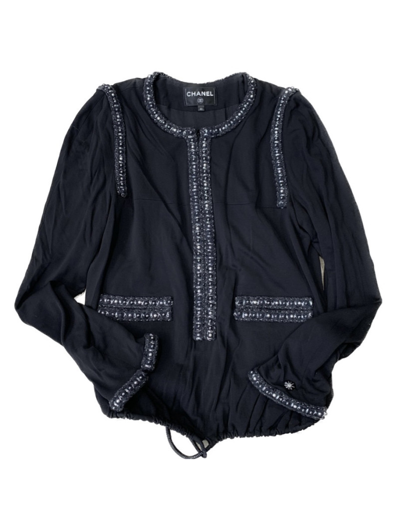 Blouse CHANEL t40 noire