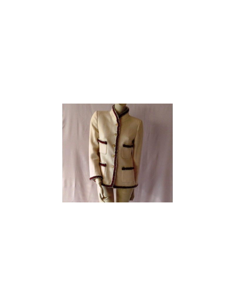 Veste CHANEL off white T40