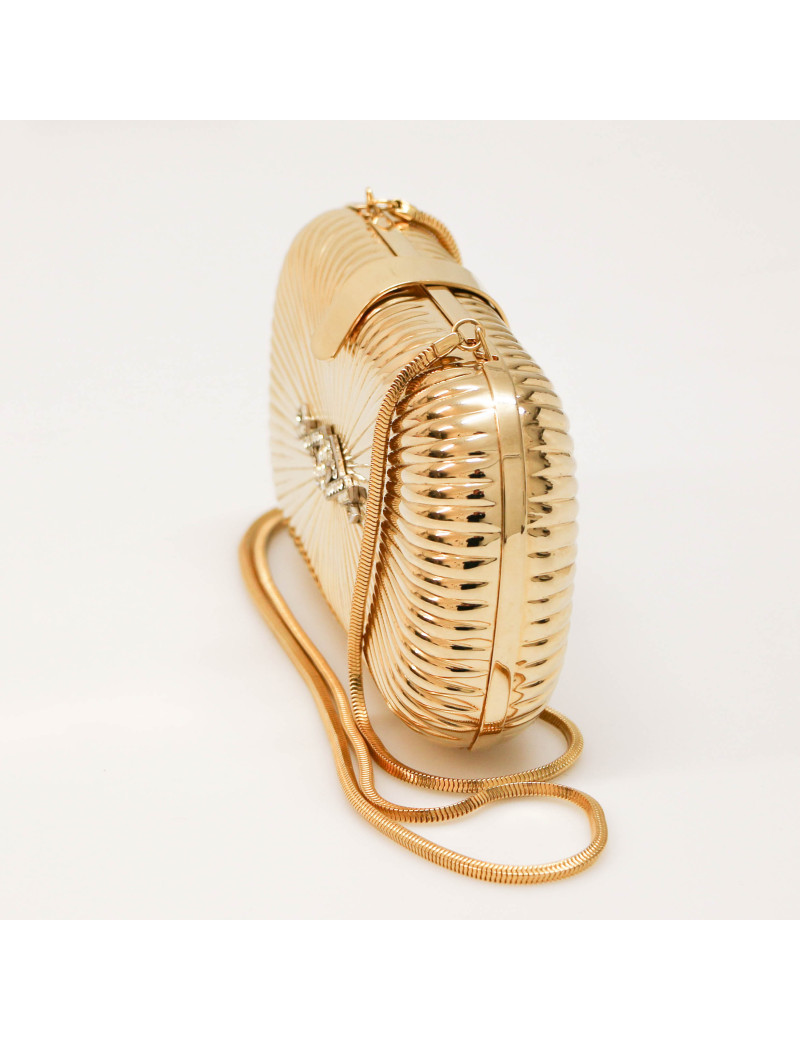 Minaudière métal doré Vintage