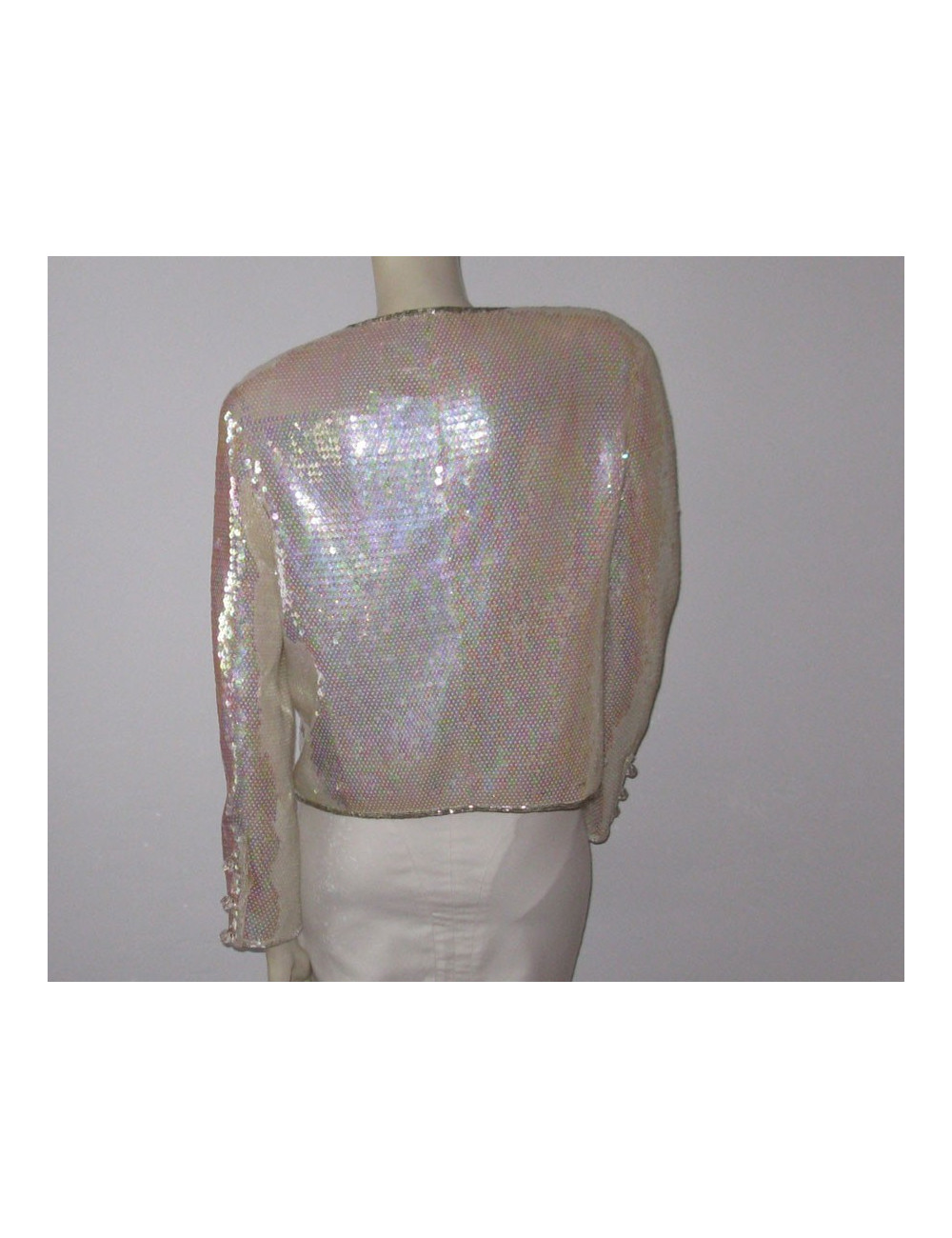 veste CHANEL couture à sequins 