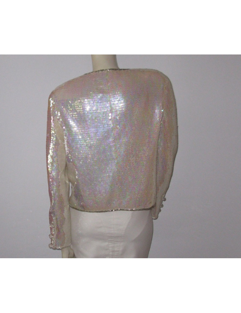 veste CHANEL couture à sequins 