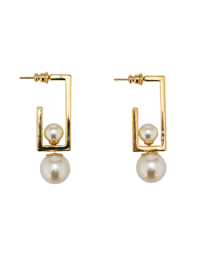 Boucles d'oreille DIOR Clous perles