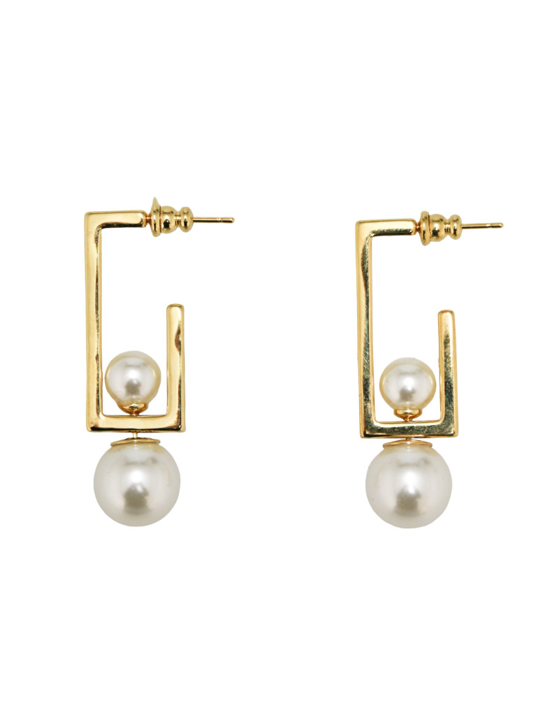 Boucles d'oreille DIOR Clous perles