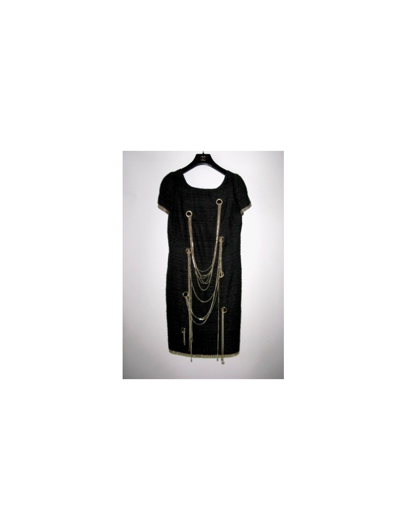 Dress CHANEL collector t 38 Golden channels