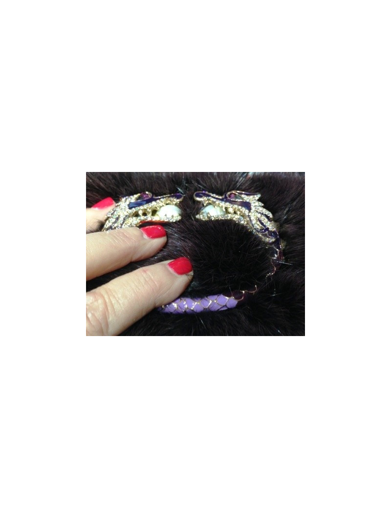 petit sac du soir GUCCI bijou en vison