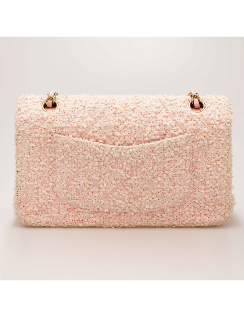 Sac CHANEL tweed rose