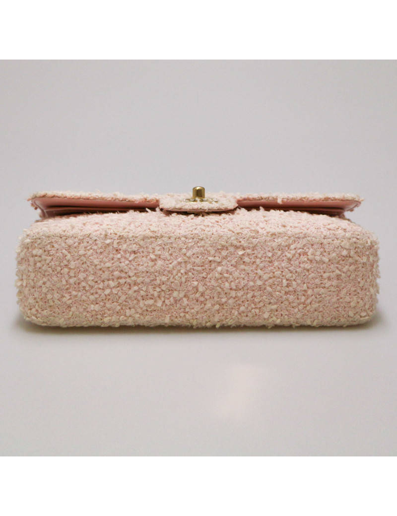 Sac CHANEL tweed rose