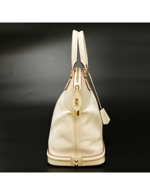 LOUIS VUITTON off-white Lock it bag