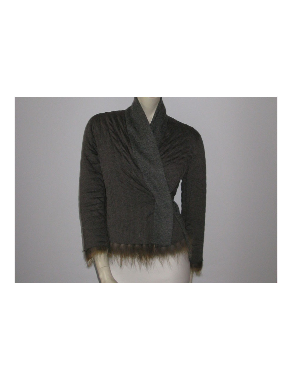 Veste "245 SAINT HONORE" fourrure réversible en renard