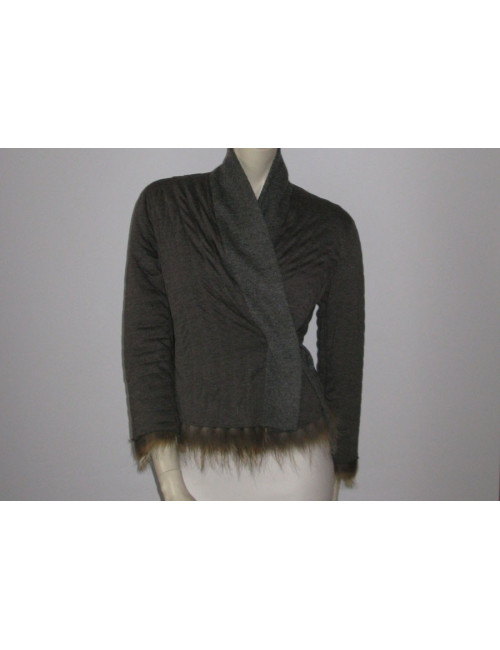 Veste "245 SAINT HONORE" fourrure réversible en renard