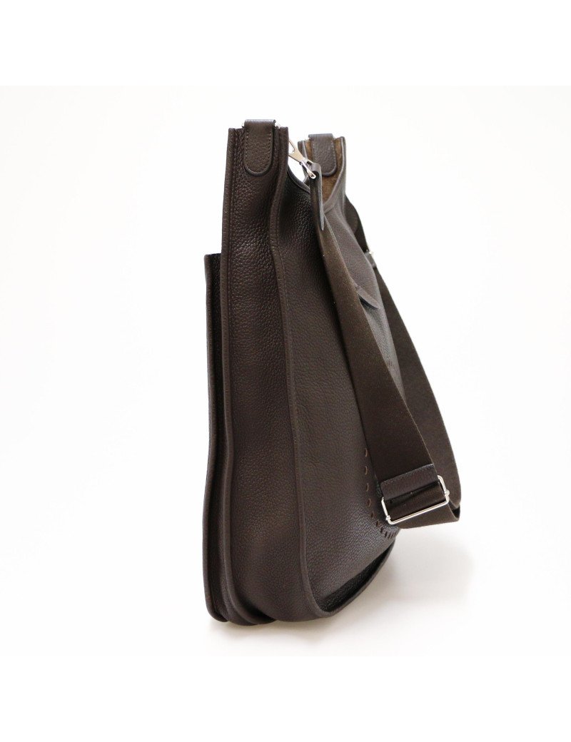 Sac Evelyne HERMES TGM togo chocolat