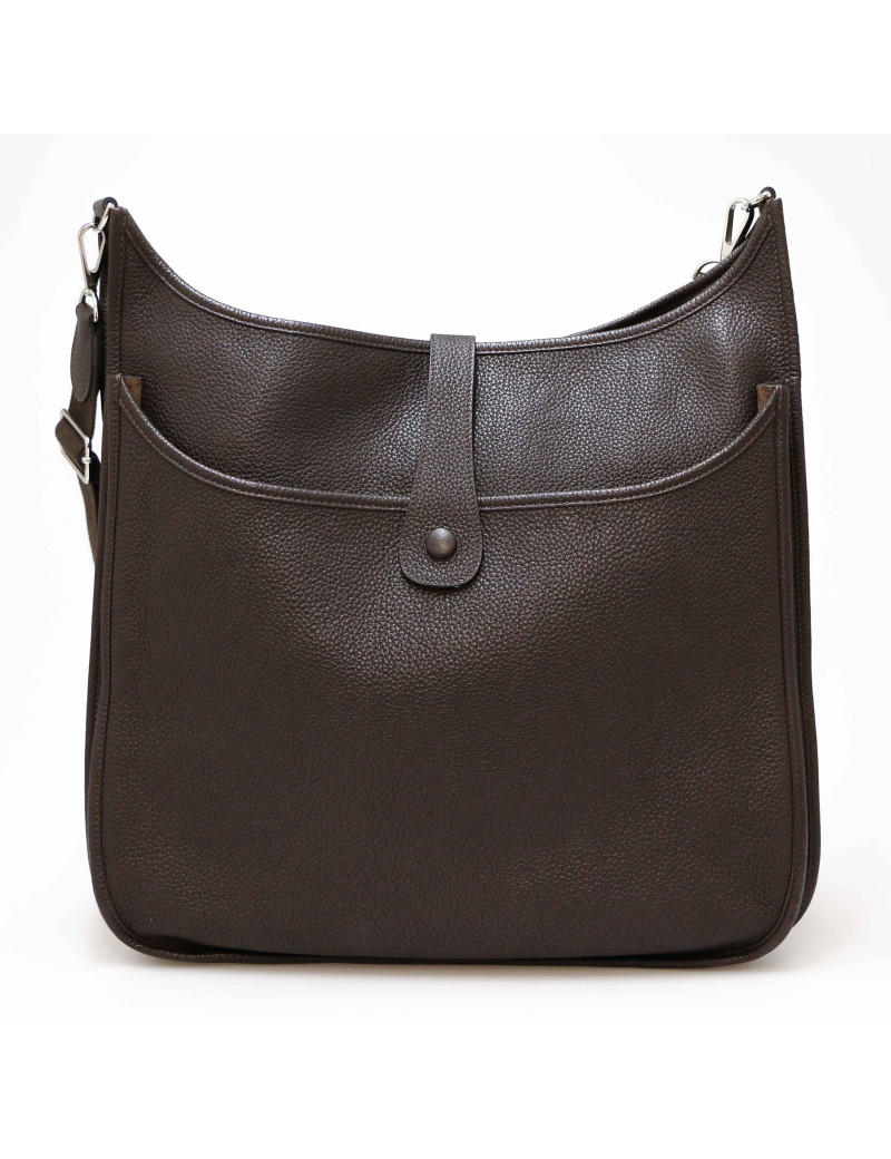 Sac Evelyne HERMES TGM togo chocolat