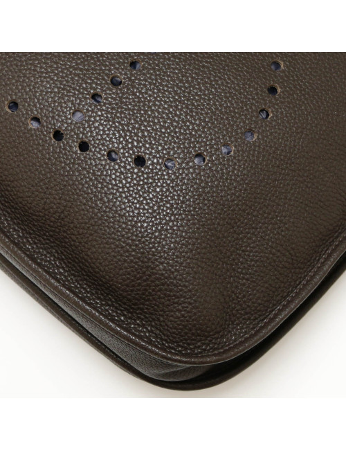 Sac Evelyne HERMES TGM togo chocolat