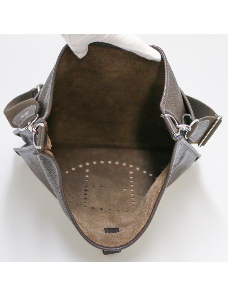 Sac Evelyne HERMES TGM togo chocolat