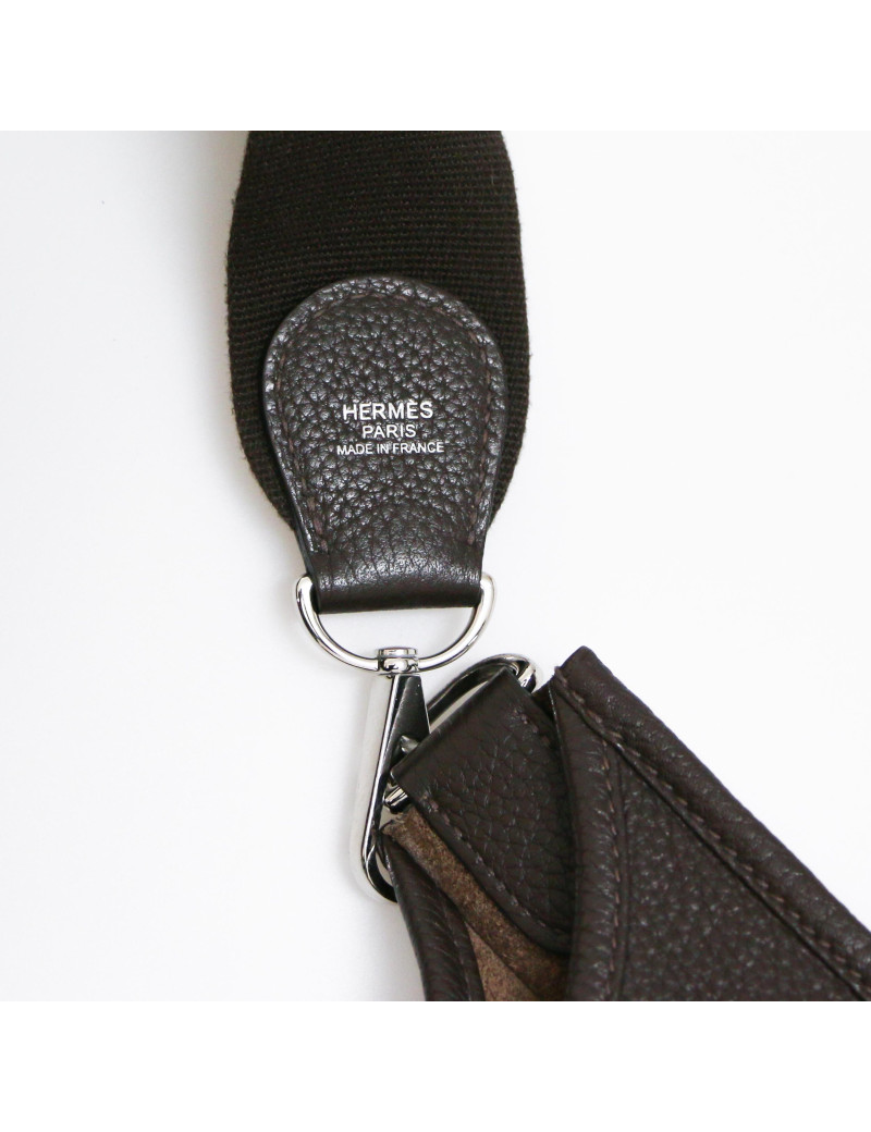 Sac Evelyne HERMES TGM togo chocolat