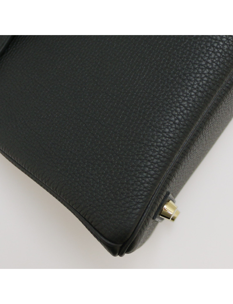 Birkin 30 HERMES togo noir doré