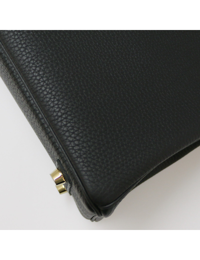 Birkin 30 HERMES togo noir doré