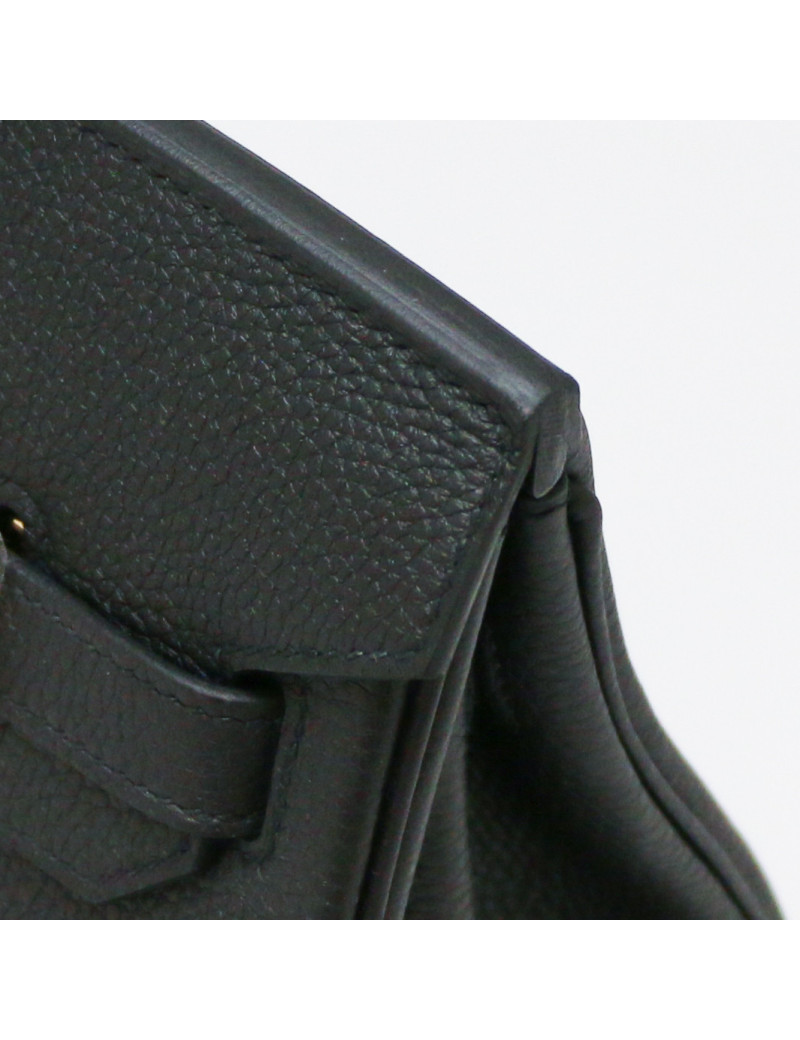 Birkin 30 HERMES togo noir doré
