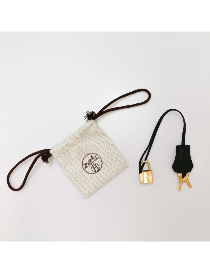 Birkin 30 HERMES togo noir doré