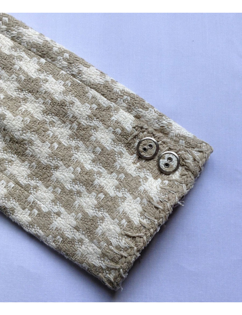 Veste CHANEL écrue et beige T40Fr