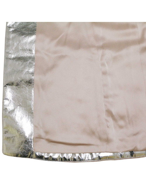 Manteau CHANEL t38 mohair rose pale