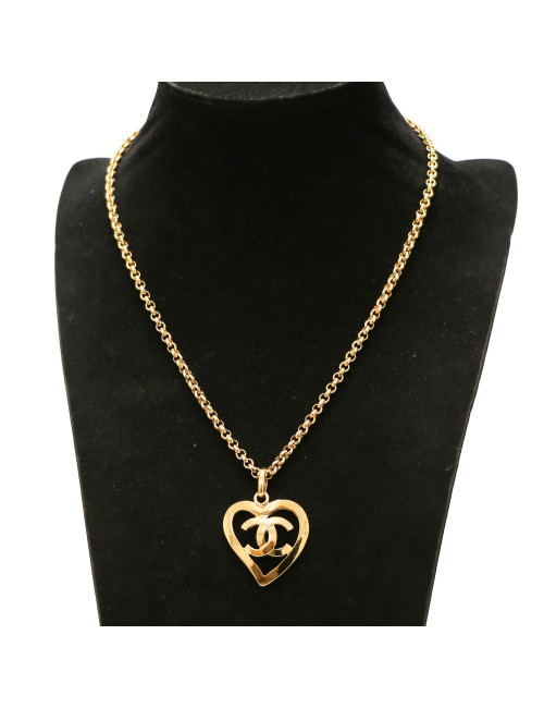 Collier CHANEL vintage doré