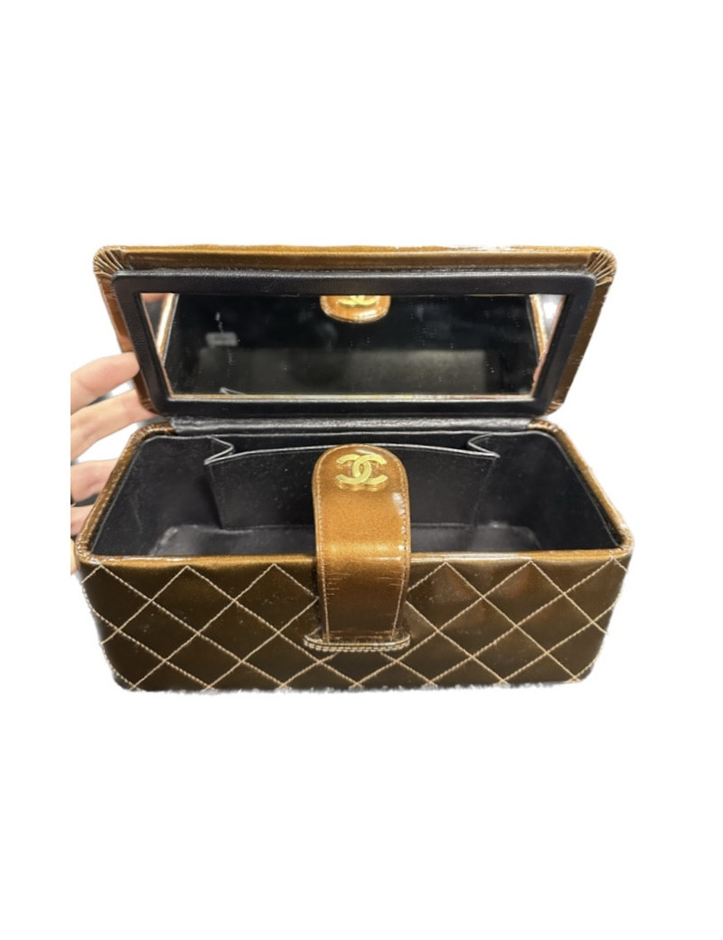 CHANEL Vanity case bronze irisé