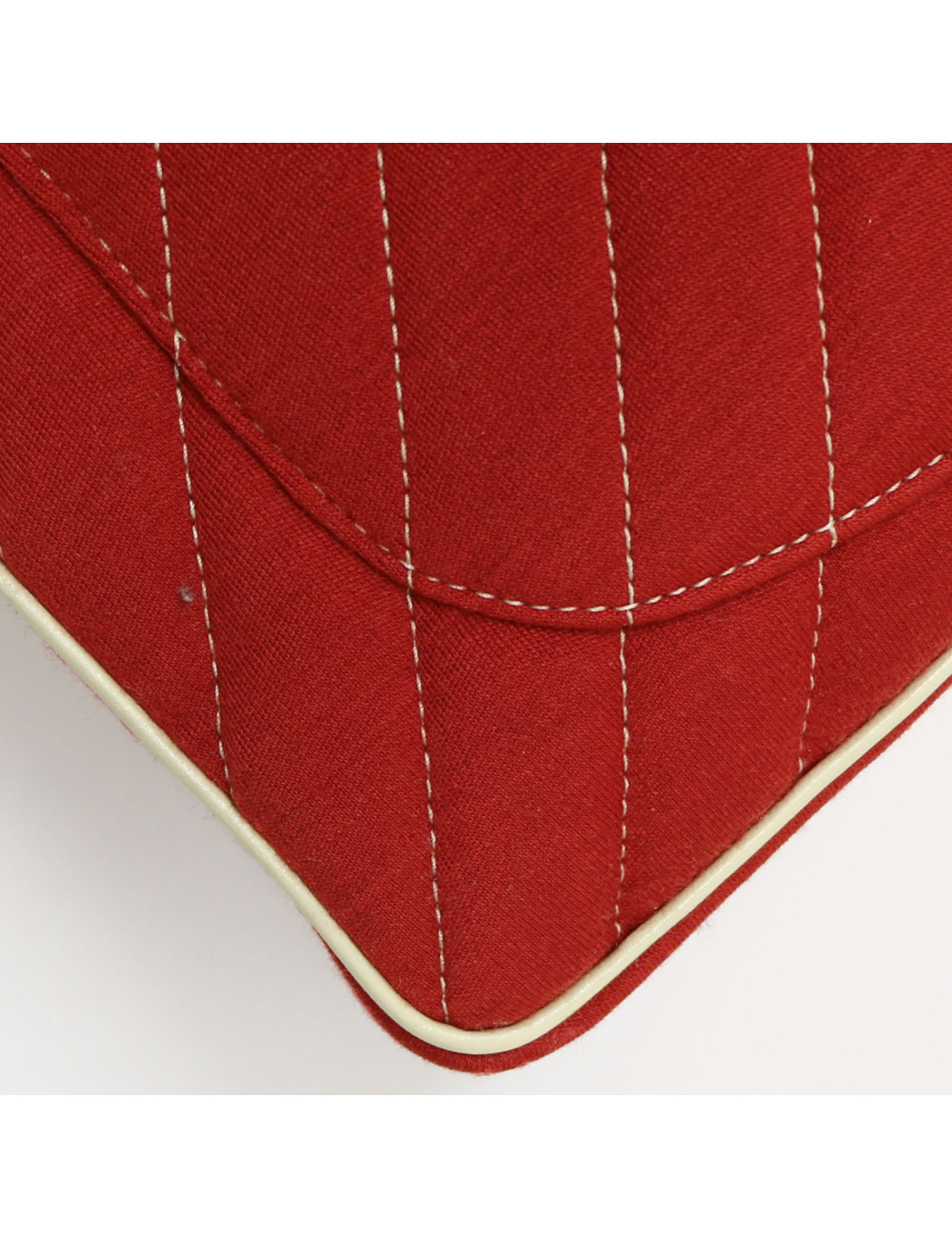 Sac Léo Chevron CHANEL jersey brique