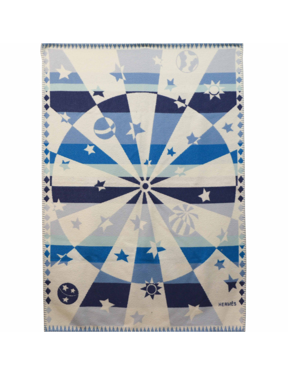 Couverture  HERMES laine et cachemire