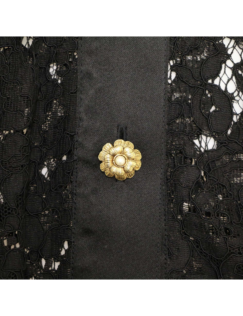 Ensemble robe chemise coktail CHANEL dentelle
