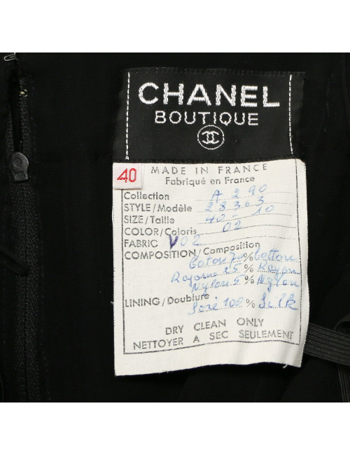 Ensemble robe chemise coktail CHANEL dentelle