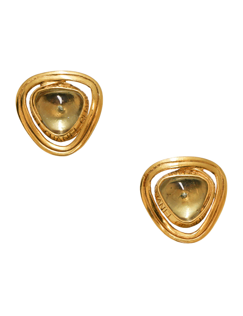 Clips CHANEL mauve transparent