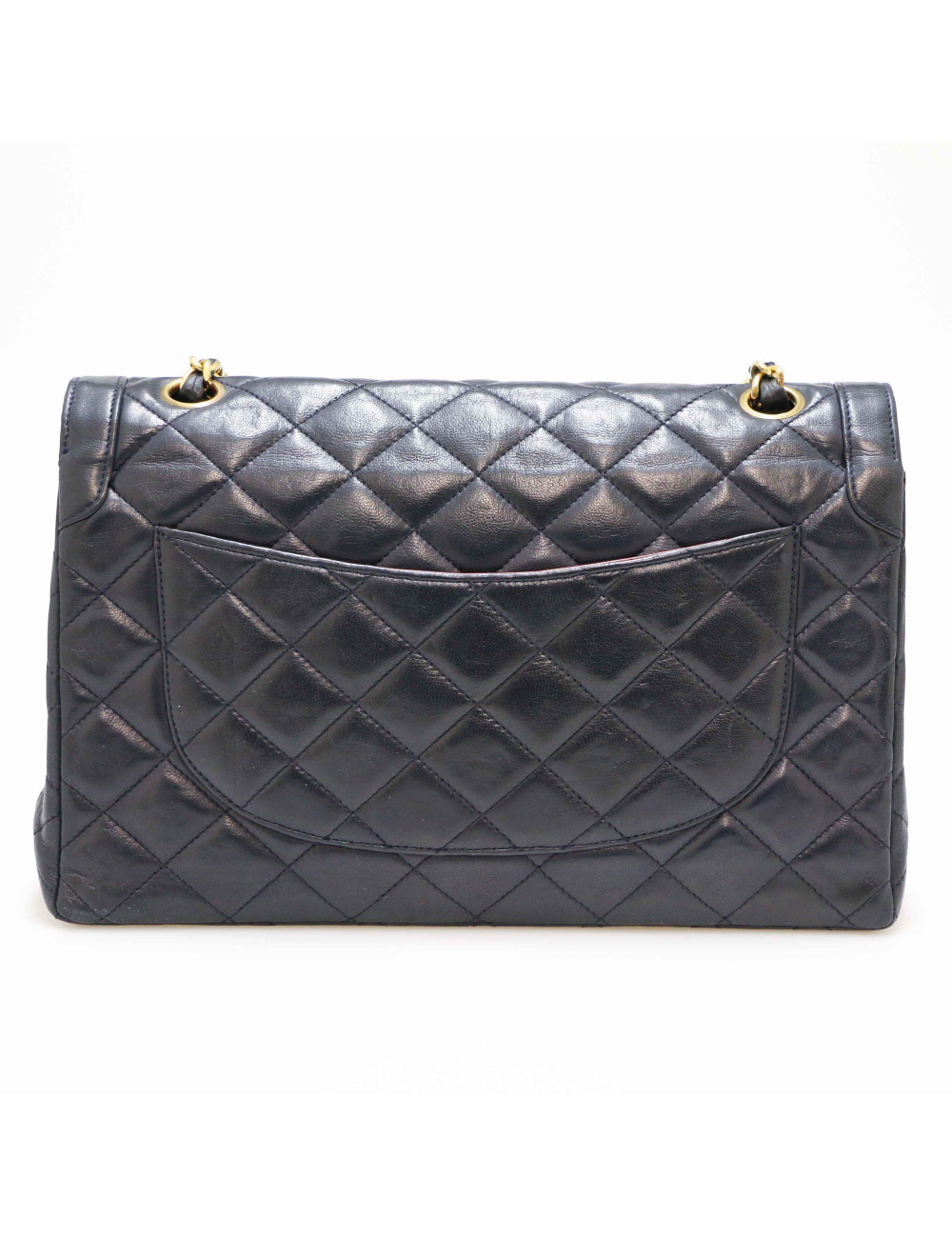 Sac classique CHANEL bleu vintage