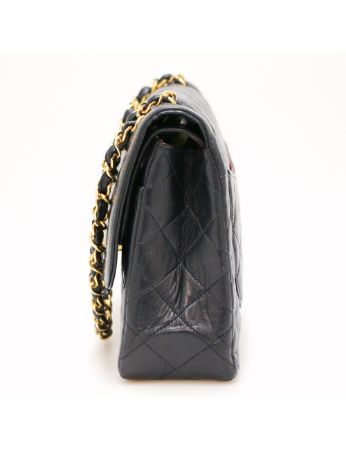 Sac classique CHANEL bleu vintage