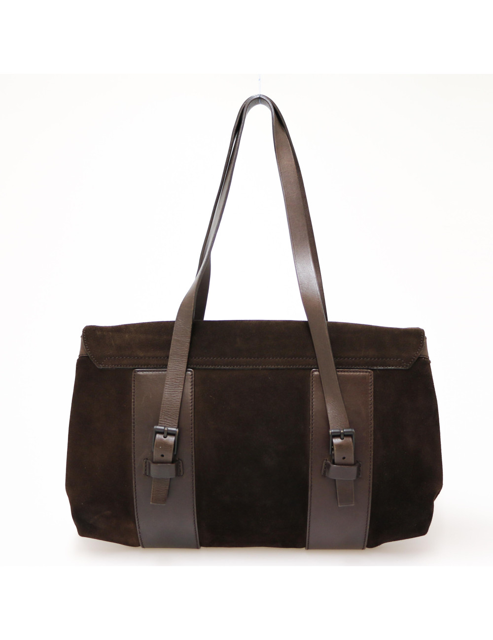 Cabas GUCCI suede marron Vintage