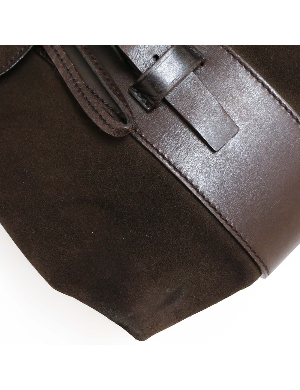 Cabas GUCCI suede marron Vintage