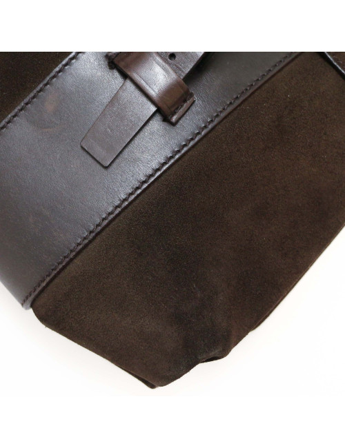 Cabas GUCCI suede marron Vintage