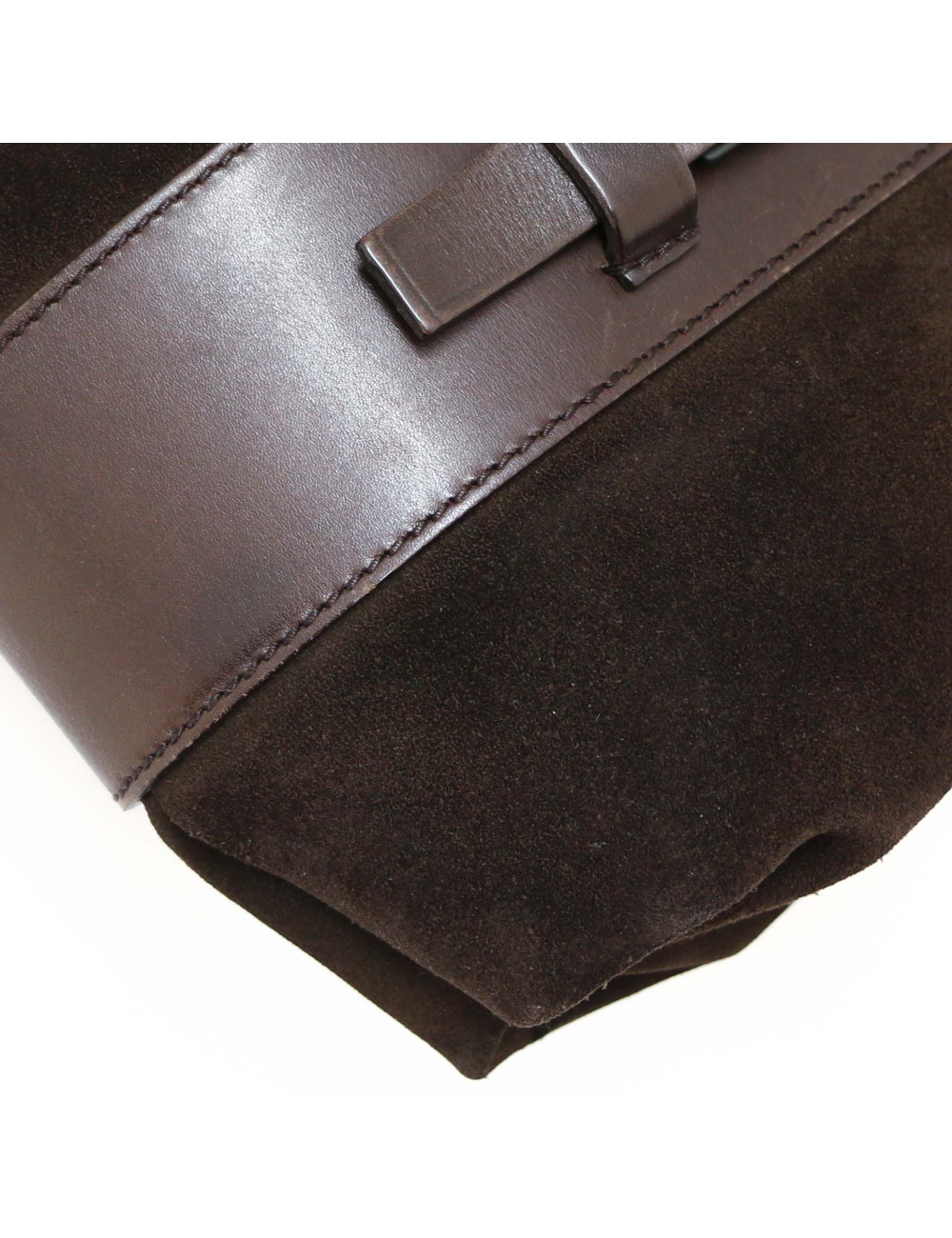 Cabas GUCCI suede marron Vintage