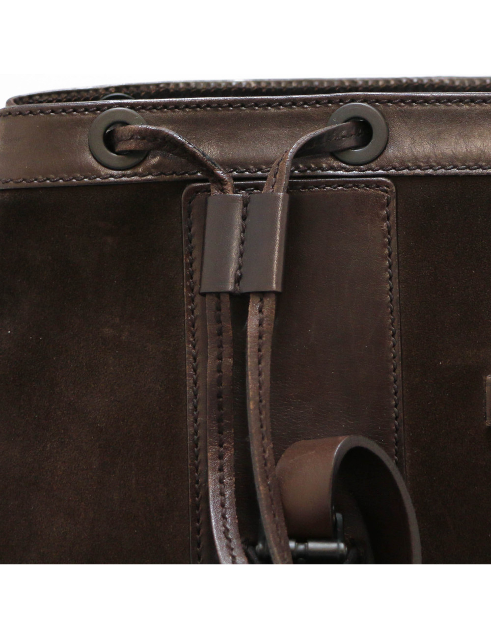 Cabas GUCCI suede marron Vintage