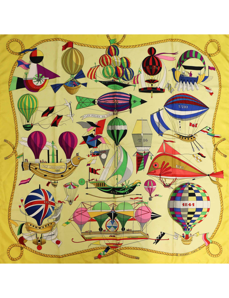 Carré HERMES Les folies du ciel