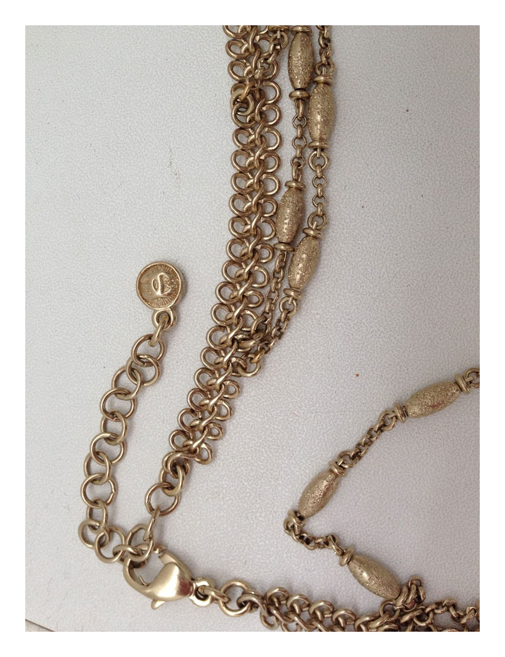 Sautoir quadruple rangs CHANEL