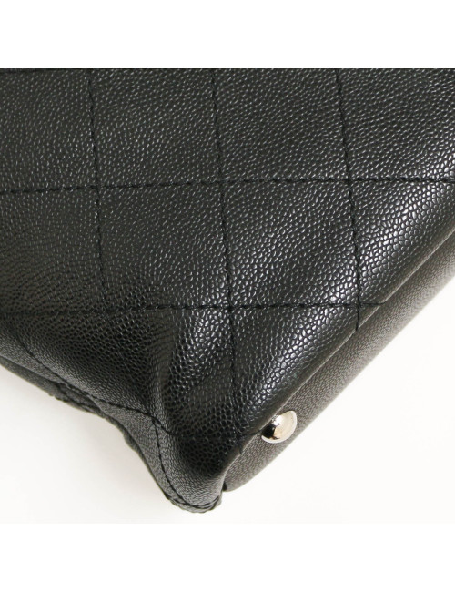 CHANEL Black Grained Tote