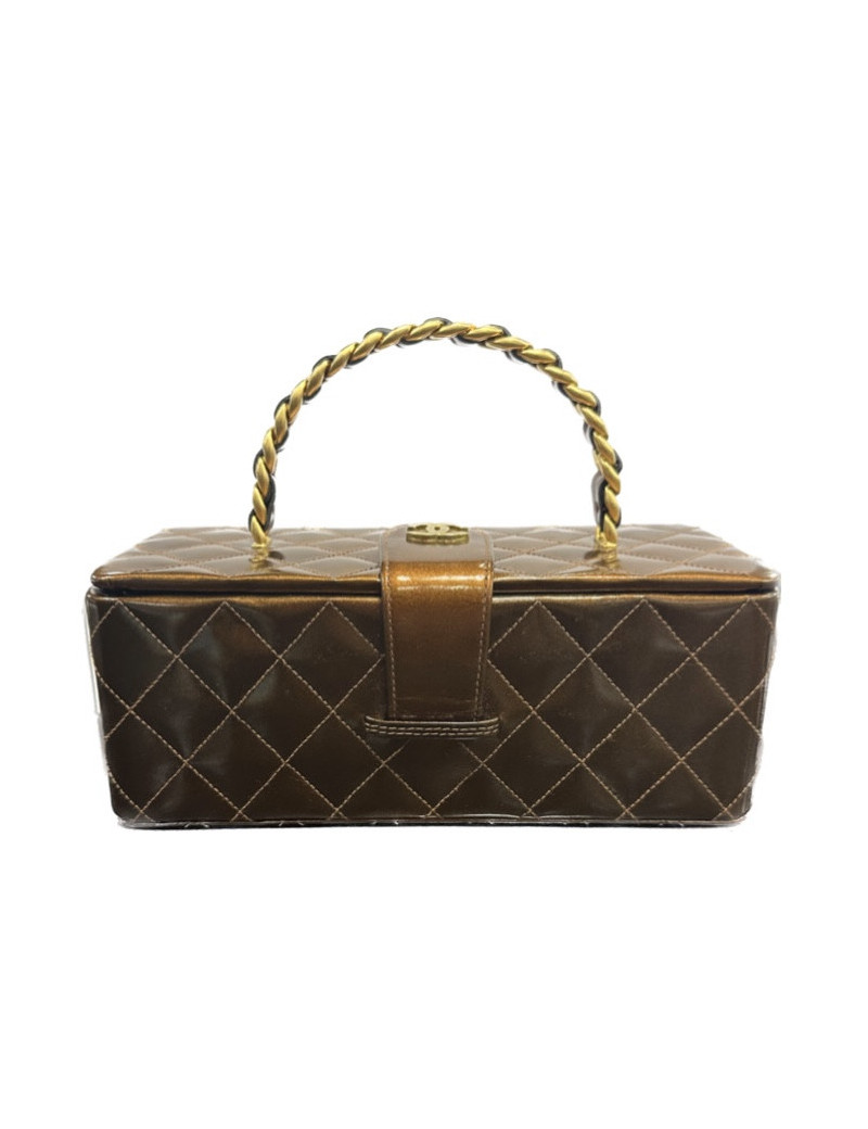 CHANEL Vanity case bronze irisé