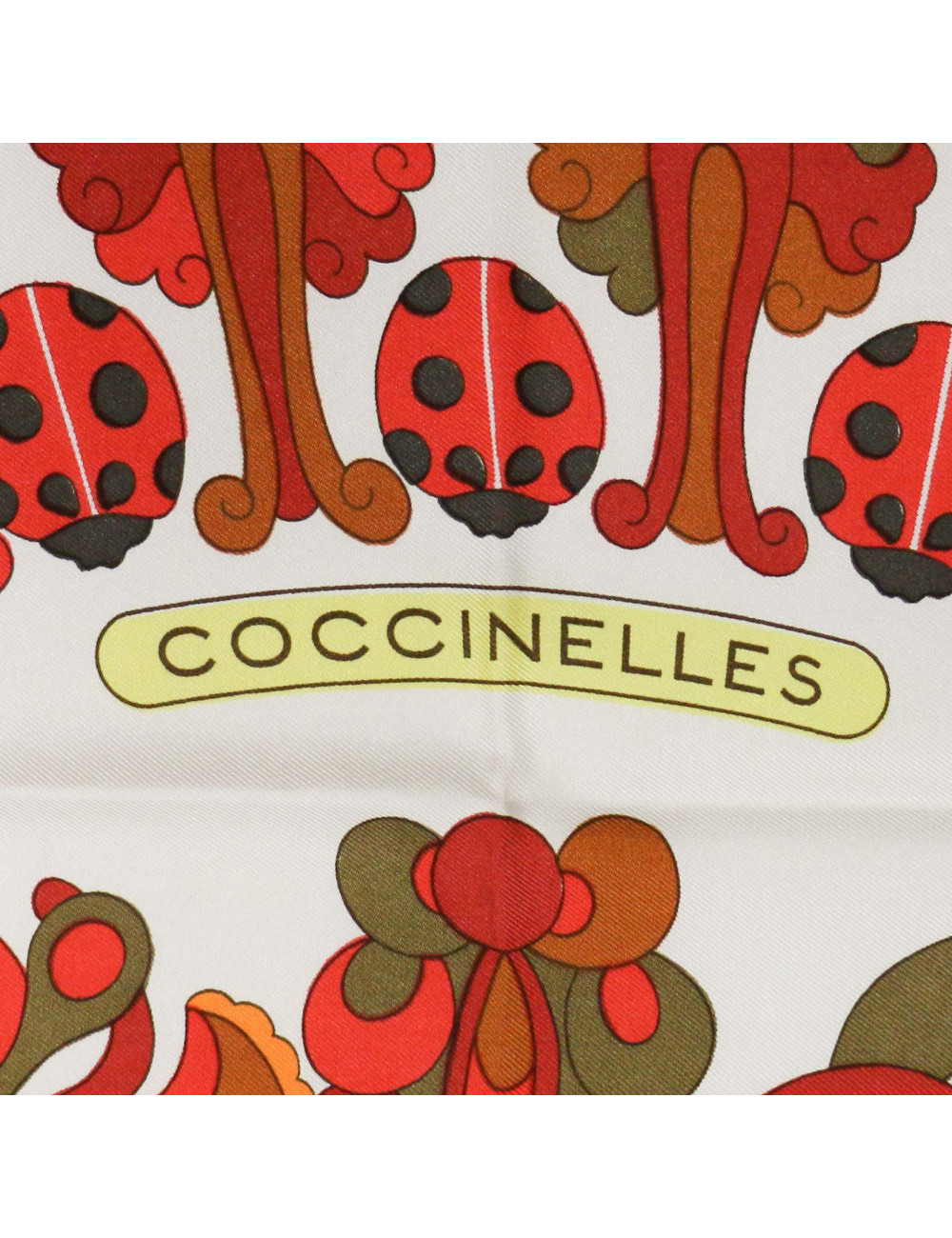 Carré HERMES Coccinelles soie