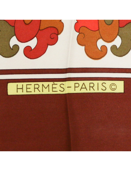 Carré HERMES Coccinelles soie