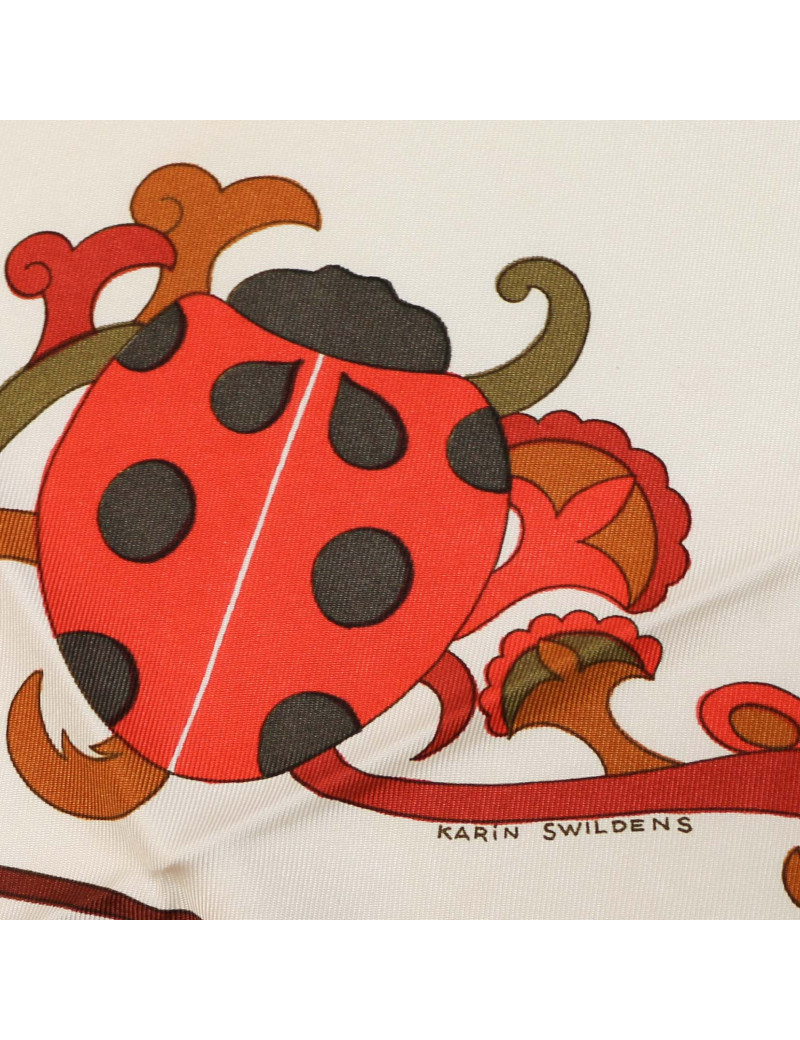 Carré HERMES Coccinelles soie