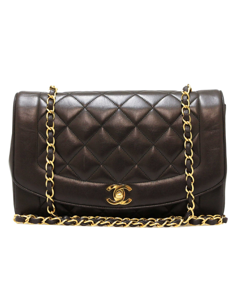 Sac classique Diana CHANEL noir